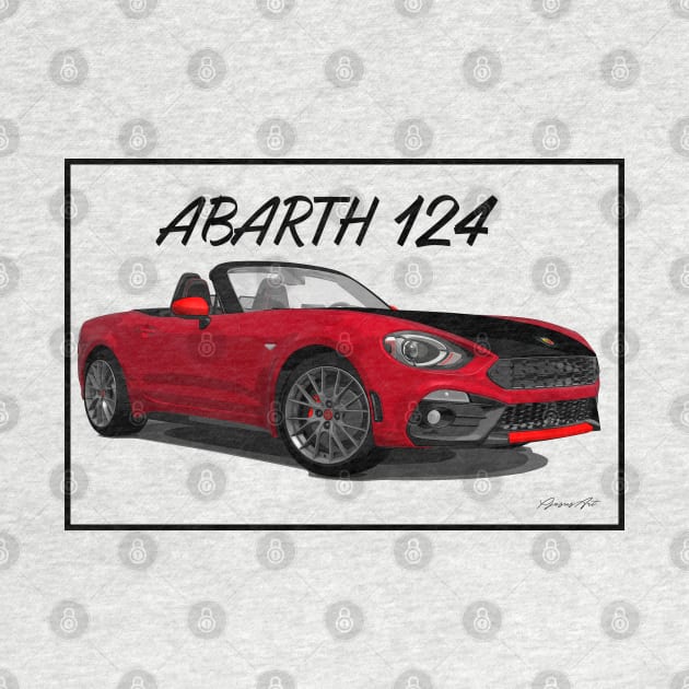 ABARTH 124 by PjesusArt